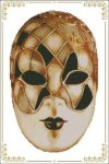 (image for) Carnival Masks - 007 Gold Black